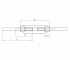 DIN 1480 SE, Tensor varilla soldar en acabado zincado