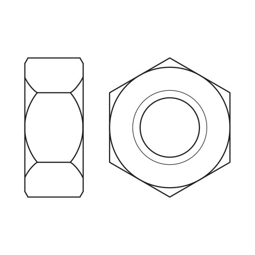 ISO 4032.8 ZP, Tuerca hexagonal en acabado zincado y calidad 8