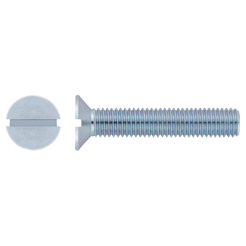 DIN 963 ZP ~ ISO 2009, Tornillo con cabeza avellanada y acabado zincado