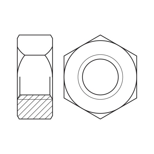 ROTAVATOR NUT BL, Tuerca rotavator en acabado negro