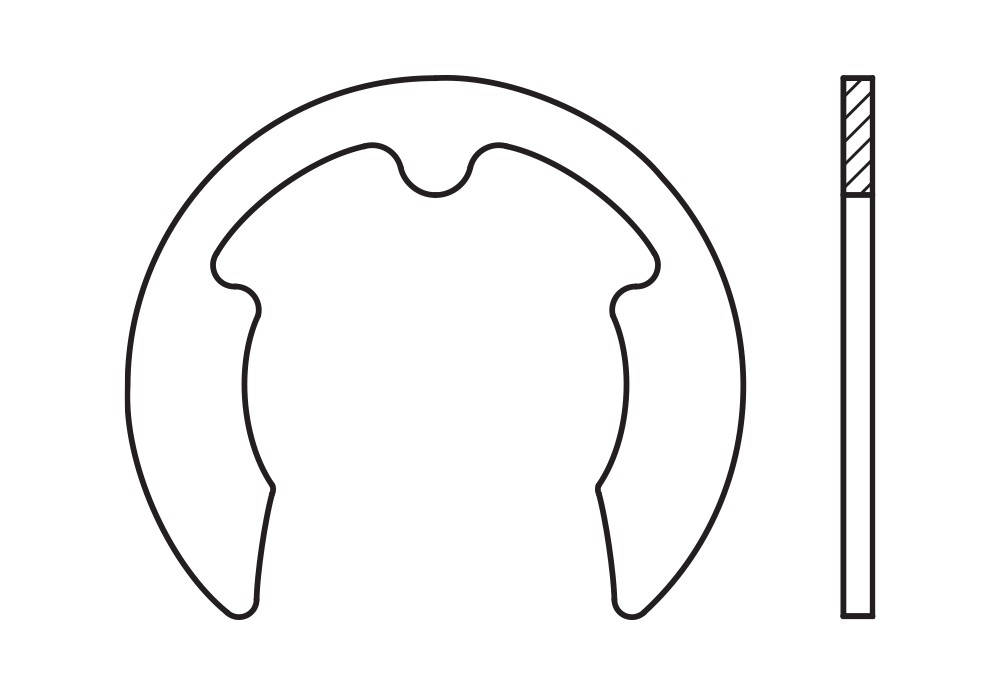 DIN 6799, Arandela de seguridad dentada en el interior
