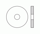 DIN 9021 A4 ~ ISO 7093, Arandela plana ancha en acero inoxidable A4