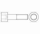 DIN 912 A4 ~ ISO 4762, Tornillo allen en acero inoxidable A4