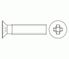 DIN 965 A4 ~ ISO 7046, Tornillo con cabeza avellanada y huella PH en acero inoxidable A4