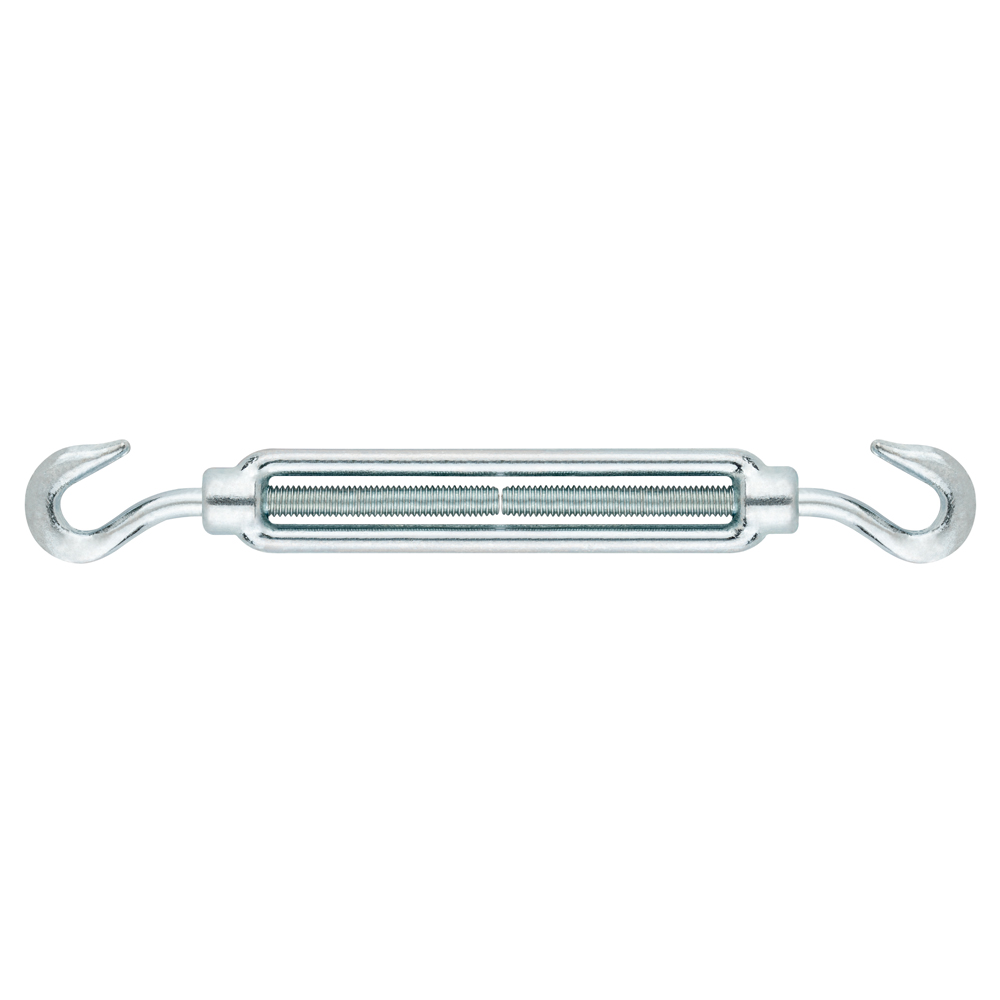 DIN 1480 H-H ZP, Tensor gancho/gancho en acabado zincado