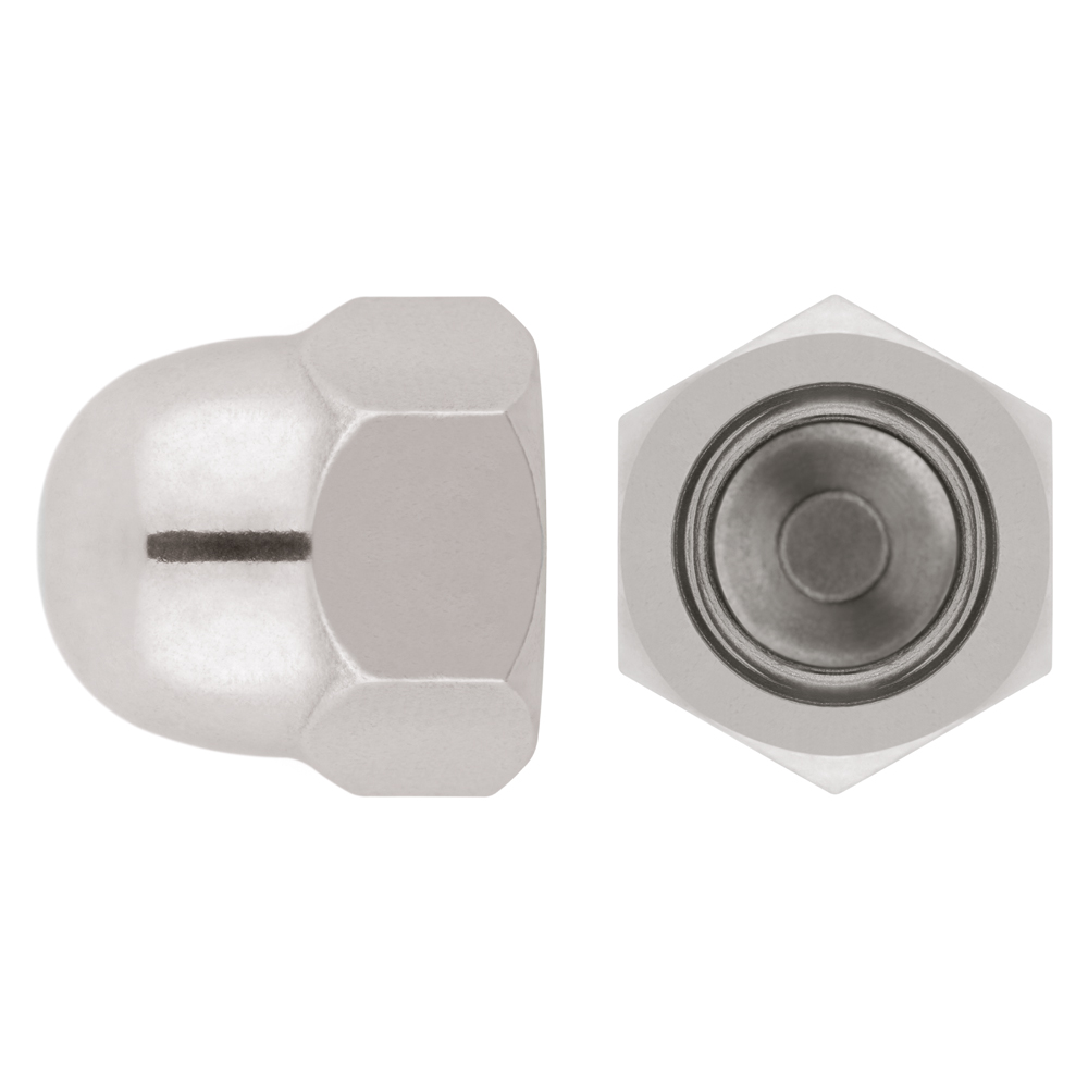 DIN 1587 A2, Tuerca ciega en acero inoxidable A2