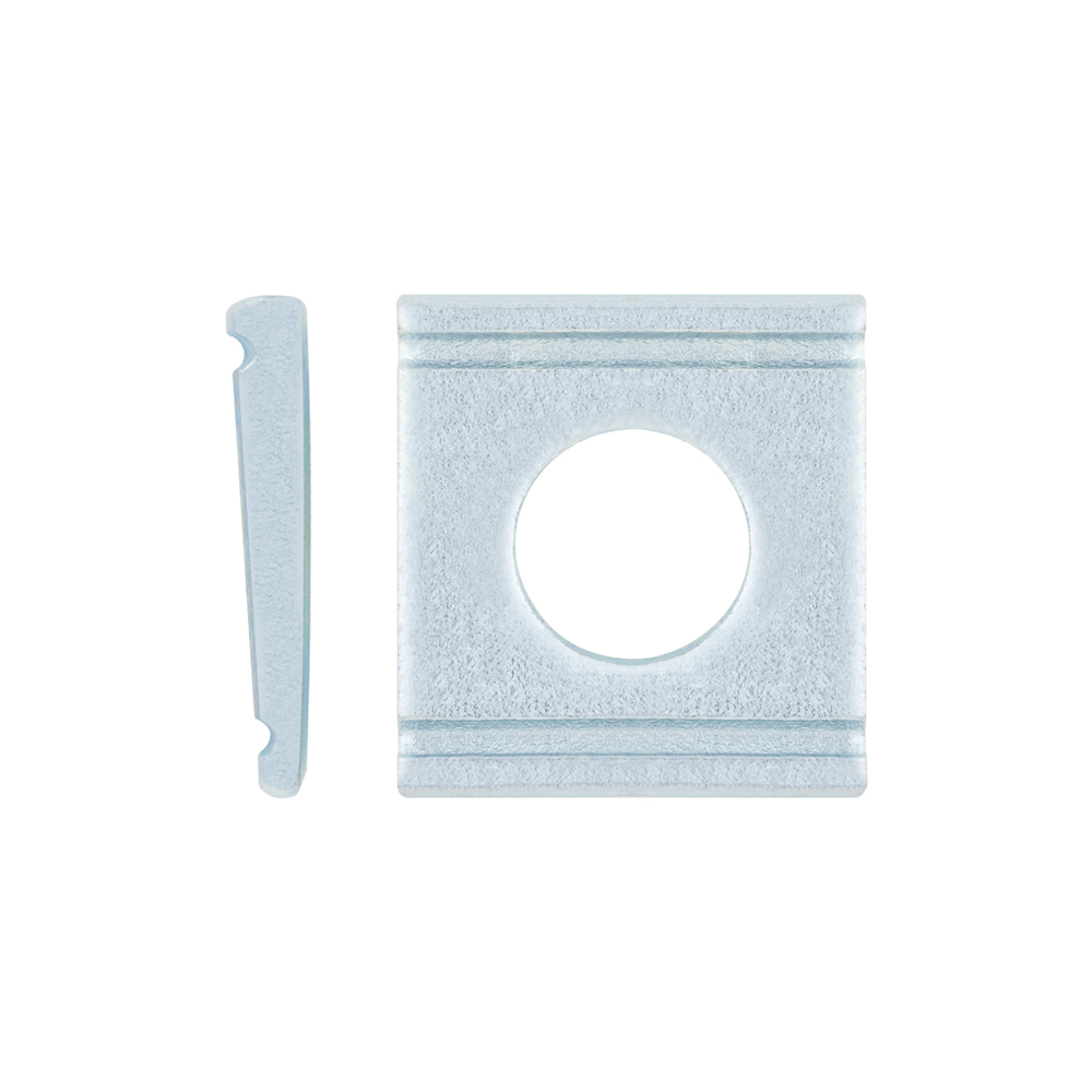 DIN 434 ZP, Arandela en cuña en acabado zincado para vigas U con inclinación del 8%