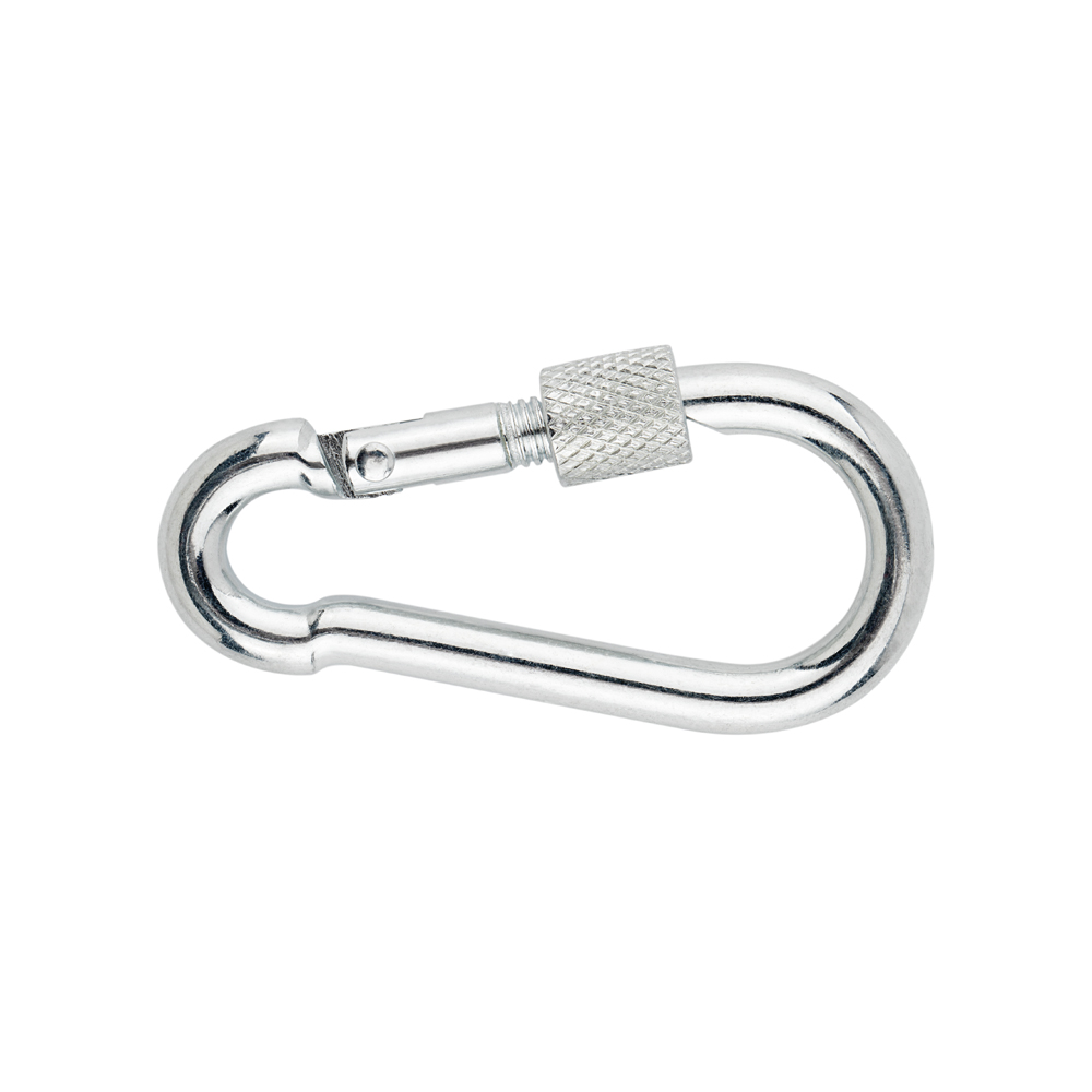 DIN 5299 SS ZP, Mosquetón bombero con seguro