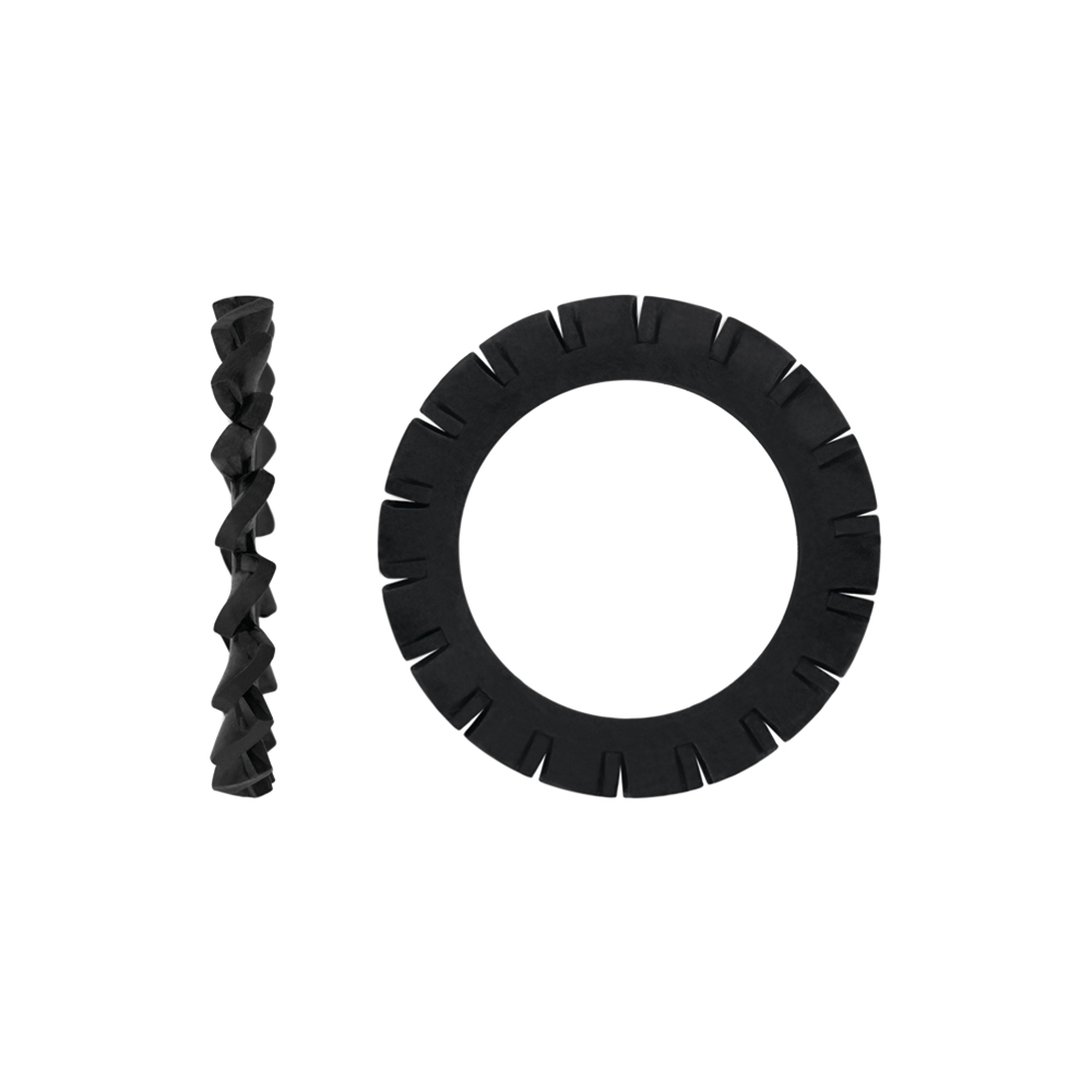 DIN 6798 A, Arandela dentada exterior con forma en 