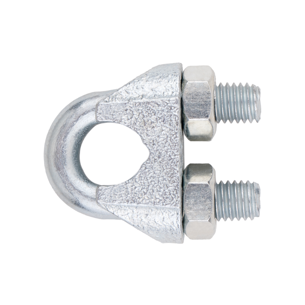 DIN 741 ZP, Sujetacable en acabado zincado