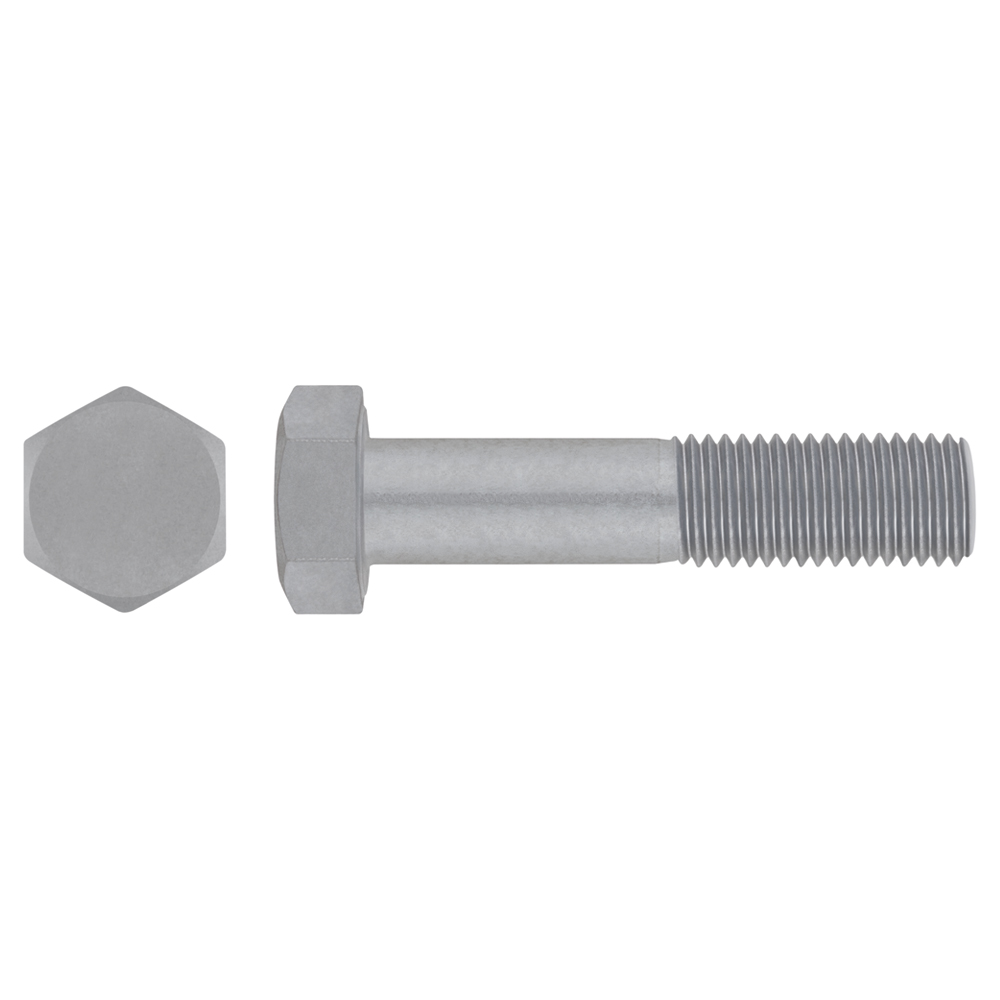 DIN 931 8.8 HDG ~ ISO 4014, Tornillo hexagonal con media rosca ISO en acabado galvanizado en caliente y calidad 8.8