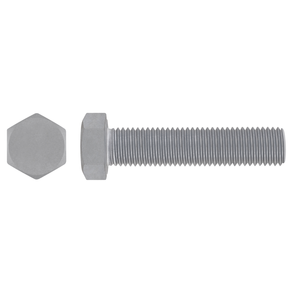 DIN 933 8.8 HDG ~ ISO 4017, Tornillo hexagonal con rosca total ISO en acabado galvanizado en caliente y calidad 8.8