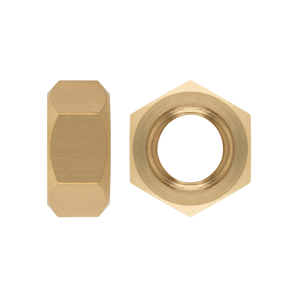 DIN 934 BR ~ ISO 4032, Tuerca hexagonal de latón