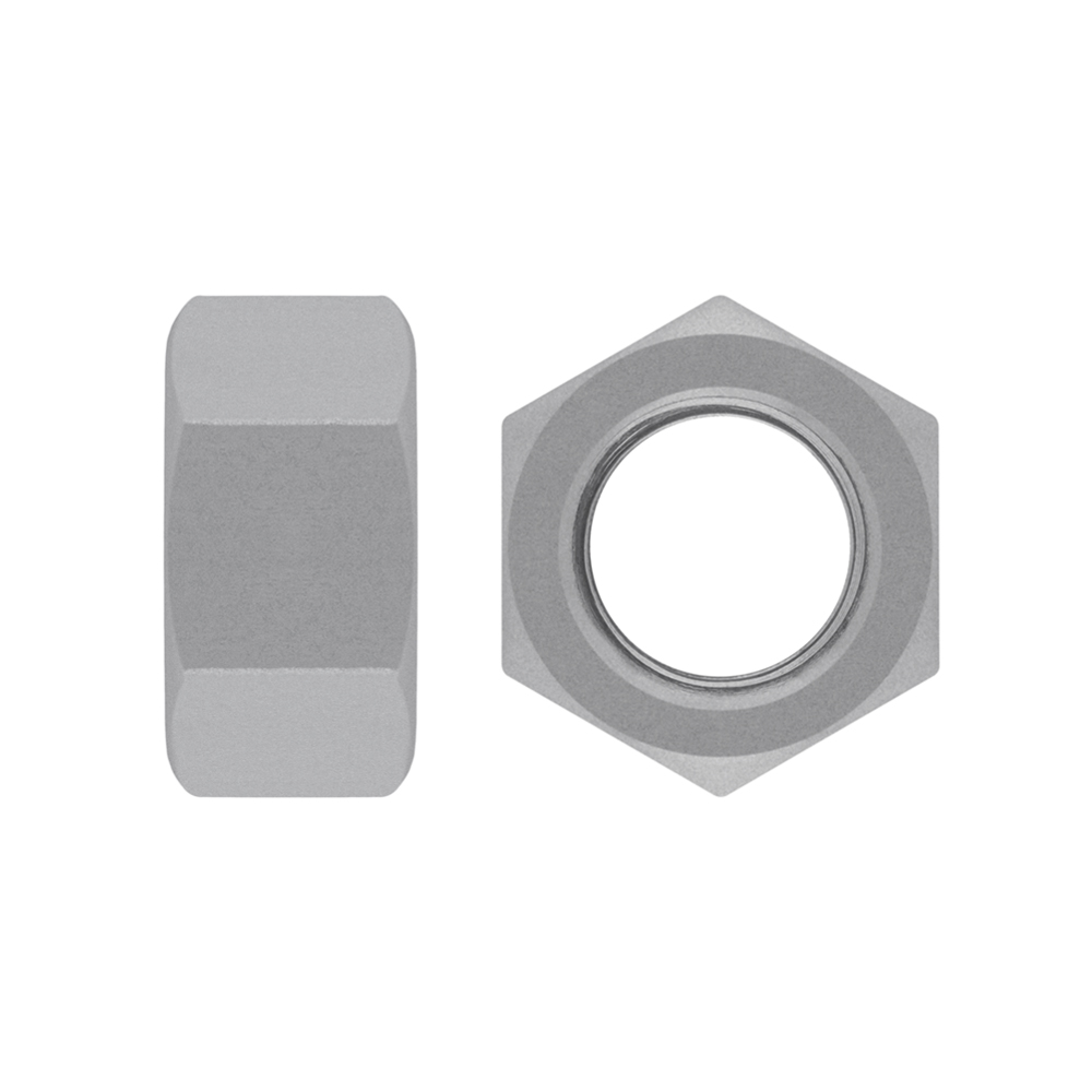 DIN 934 HDG ~ ISO 4032, Tuerca hexagonal con rosca ISO en acabado galvanizado en caliente