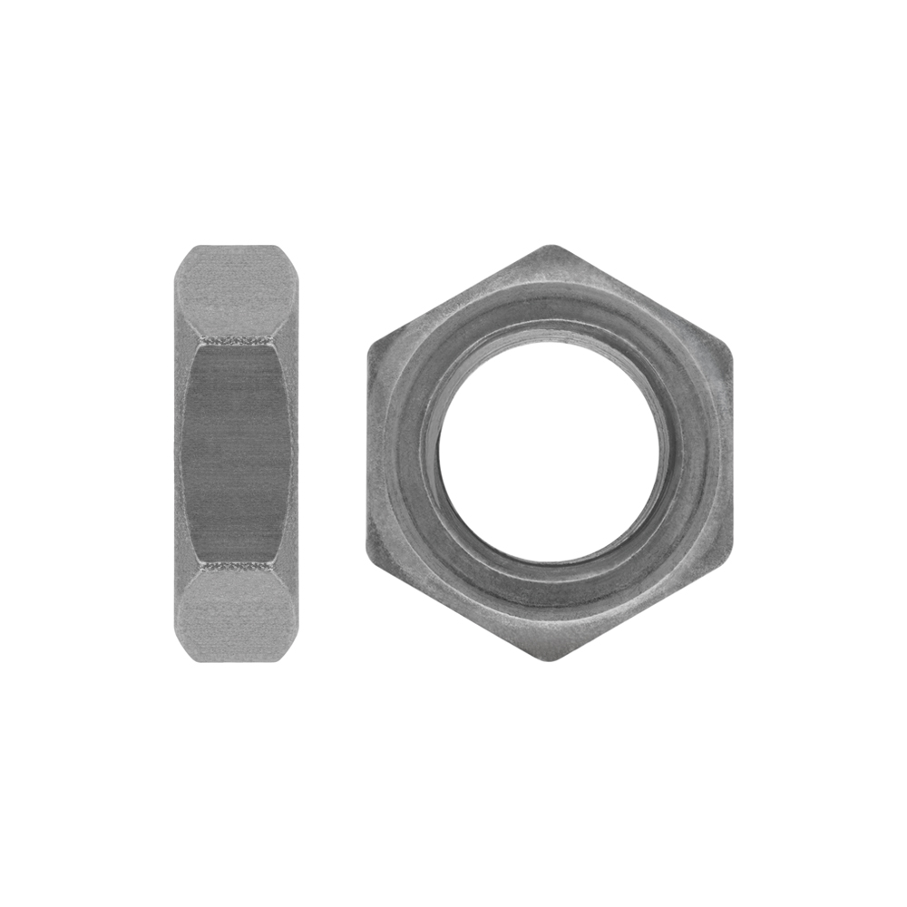 DIN 936 ~ ISO 4035, Contratuerca hexagonal