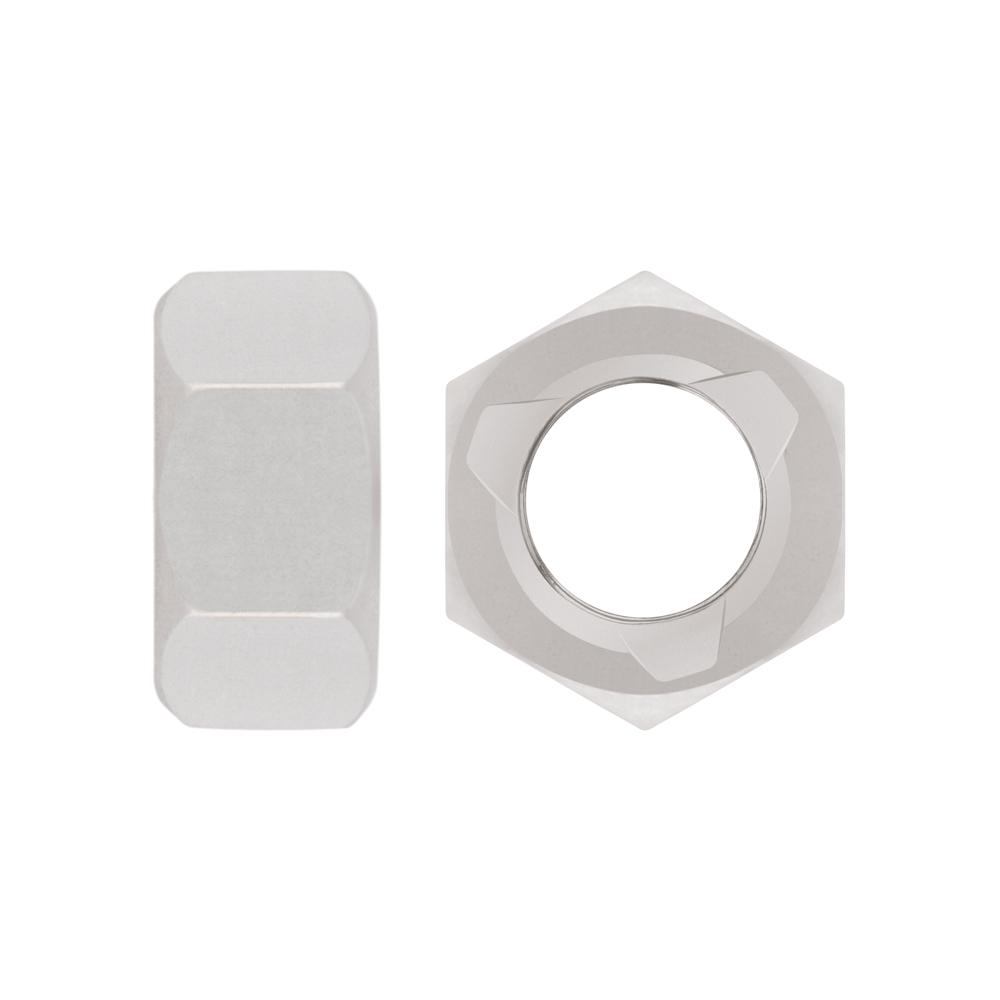 DIN 980 A4 ~ ISO 7042, Tuerca hexagonal autoblocante cónica con forma 