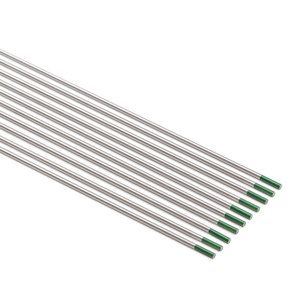 VERDE PURO -AC-, Electrodo puro de tungsteno en color verde