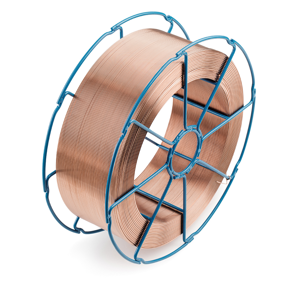 HILO SG2 (G3Si1) BS, Hilo acero carbono G3Si1 en bobina metálica BS300. Neutro