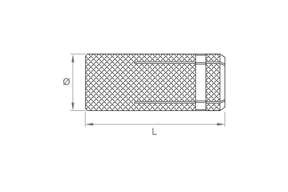 TOLA, Anclaje de expansión de latón para fijaciones ligeras
