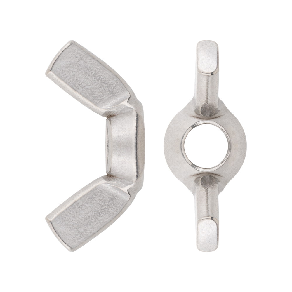 WING NUT A4, Tuerca mariposa en acero inoxidable A4
