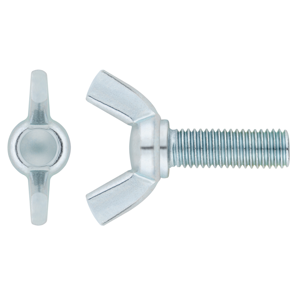 WING SCREW ZP, Tornillo mariposa en acabado zincado