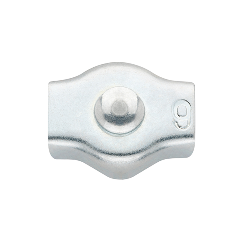 WRC-S ZP, Sujetacable simple en acabado zincado