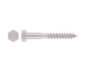 ART. 571 A2, Tirafondo barraquero en acero inoxidable A2