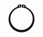 DIN 471, Anillo elástico para eje
