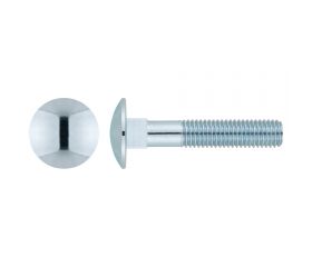 DIN 603 8.8 ~ ISO 8677, Tornillo carrocero con cabeza redonda y cuello cuadrado, acabado zincado y calidad 8.8