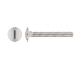DIN 603 A2 ~ ISO 8677, Tornillo con cabeza redonda o cuello cuadrado en acero inoxidable A2