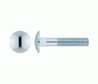DIN 603 ZP ~ ISO 8677, Tornillo carrocero con cabeza redonda y cuello cuadrado, de baja resistencia y acabado zincado