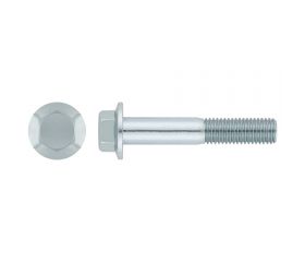 DIN 6921 8.8 ZP ~ ISO 1665, Tornillo hexagonal con collar grafilado en acabado zincado y calidad 8.8