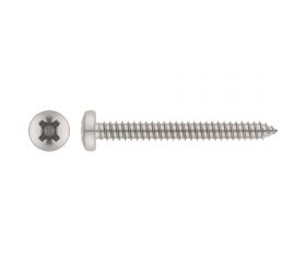 DIN 7981 C-H A2 ~ ISO 7049, Tornillo rosca chapa con cabeza alomada y huella PH en acero inoxidable A2