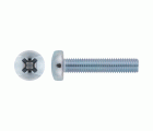 DIN 7985 ZP ~ ISO 7045, Tornillo con cabeza alomada, huella PH y acabado zincado
