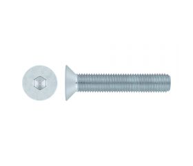 DIN 7991 10.9 ZP ~ ISO 10642, Tornillo allen de cabeza avellanada en acabado zincado y calidad 10.9