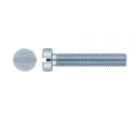 DIN 84 ZP ~ ISO 1207, Tornillo con cabeza cilíndrica, huella ranurada y acabado zincado