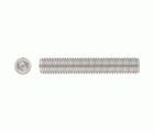 DIN 916 A2 ~ ISO 4029, Espárrago allen con punta filo anular en acero inoxidable A2