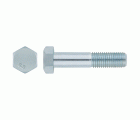 DIN 931 8.8 ZP ~ ISO 4014, Tornillo hexagonal con media rosca en acabado zincado y calidad 8.8