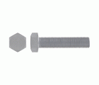 DIN 933 8.8 HDG ~ ISO 4017, Tornillo hexagonal con rosca total ISO en acabado galvanizado en caliente y calidad 8.8