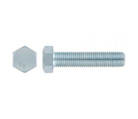 DIN 933 8.8 ZP ~ ISO 4017, Tornillo hexagonal con rosca total en acabado zincado y calidad 8.8