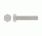 DIN 933 A4 ~ ISO 4017, Tornillo hexagonal con rosca total en acero inoxidable A4