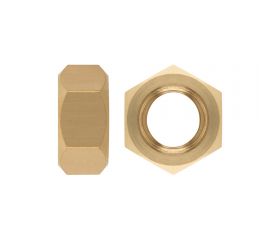 DIN 934 BR ~ ISO 4032, Tuerca hexagonal de latón