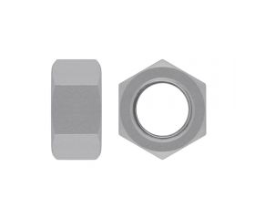 DIN 934 HDG OV ~ ISO 4032, Tuerca hexagonal repasada en acabado galvanizado en caliente