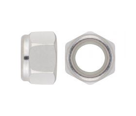 DIN 985 A4 ~ ISO 10511, Tuerca hexagonal autoblocante en acero inoxidable A4