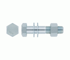 EN 14399-4 10.9 HV SET ZP, Set de tornillería estructural de alta resistencia para precarga, sistema HV con marcado CE, acabado zincado y calidad 10.9