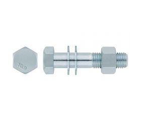 EN 14399-4 10.9 HV SET ZP, Set de tornillería estructural de alta resistencia para precarga, sistema HV con marcado CE, acabado zincado y calidad 10.9