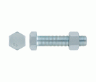 EN 15048 8.8 ZP - SET 4017+4032, (ISO 4017 + ISO 4032) Set de tornillería estructural de alta resistencia para uniones sin precarga con marcado CE, acabado zincado y calidad 8.8