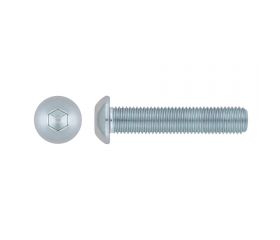 ISO 7380-1 10.9 ZP ~ ISO 7380, Tornillo allen de cabeza redonda en acabado zincado y calidad 10.9