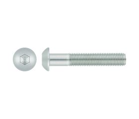 ISO 7380-1 A2 ~ ISO 7380, Tornillo allen con cabeza redonda en acero inoxidable A2