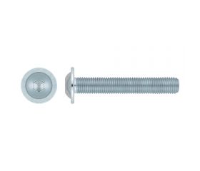 ISO 7380-2 10.9 ZP ~ ISO 7380, Tornillo allen de cabeza redonda con arandela incorporada, acabado zincado y calidad 10.9